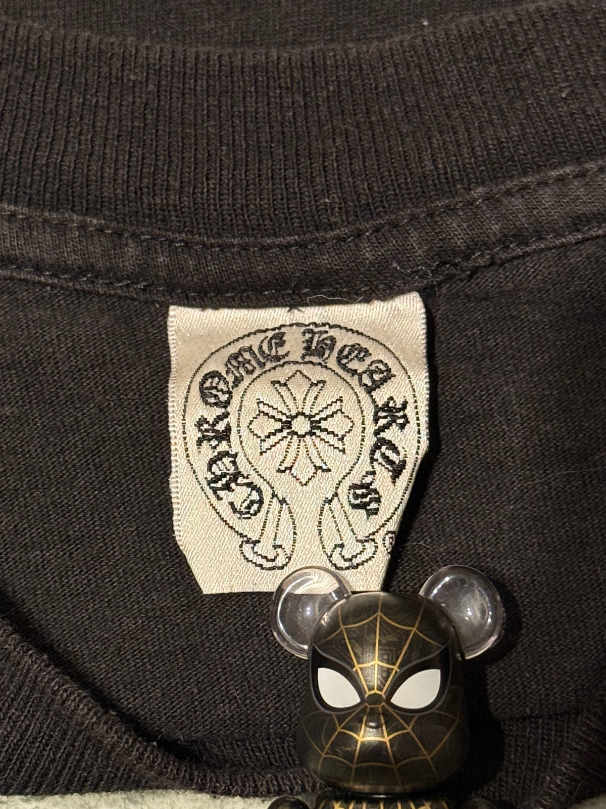 Vintage Chrome Hearts Scroll Logo Long-Sleeve Pocket T-Shirt 🖤